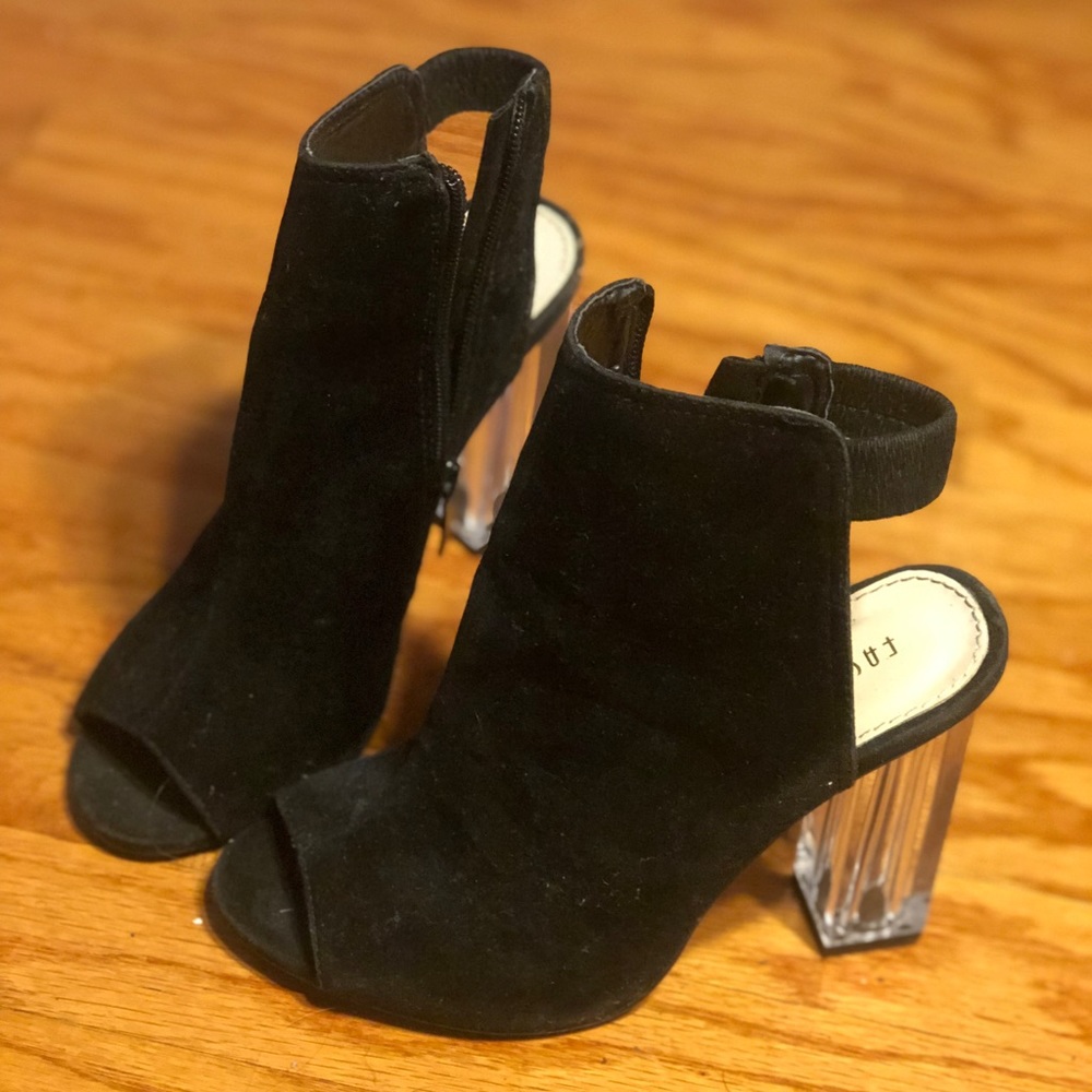black heels